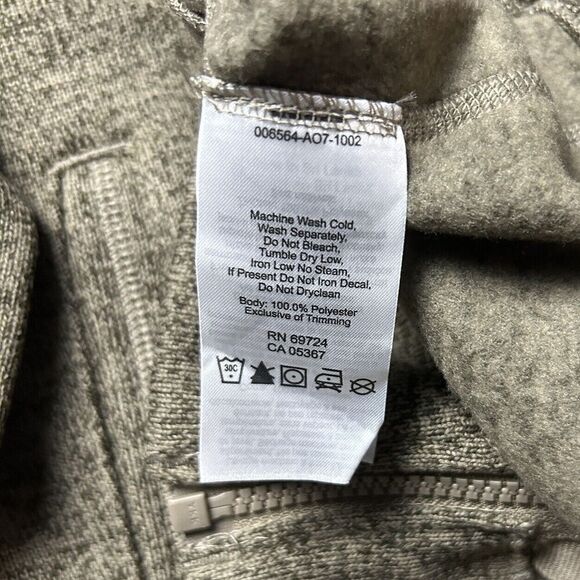 Columbia Sweater Weather Fleece Jacket‎ Womens Sz L Tan Brown Heather Full Zip - Picture 7 of 9